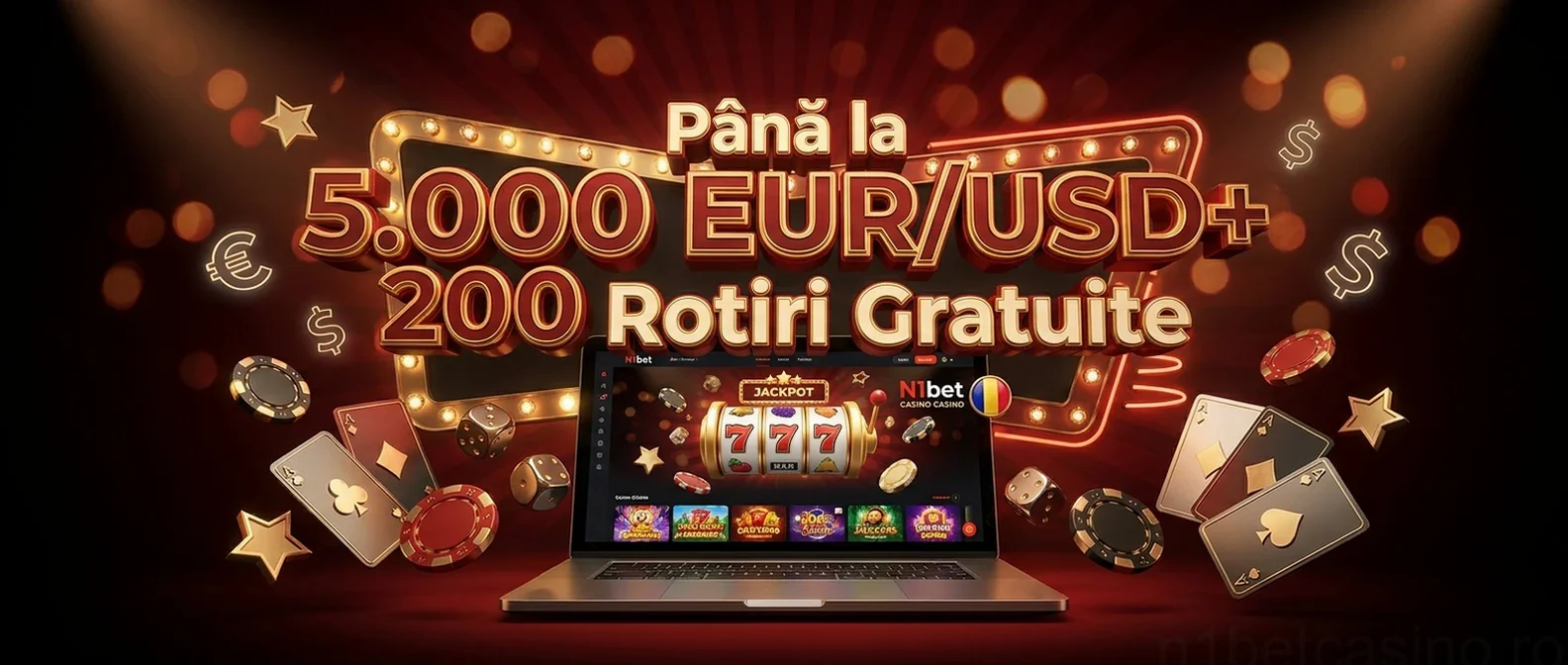 Până la 5.000 EUR/USD+ 200 Rotiri Gratuite